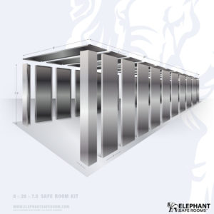 18x20 Safe Room Kit and Storm Shelter by Elephant Safe Rooms.