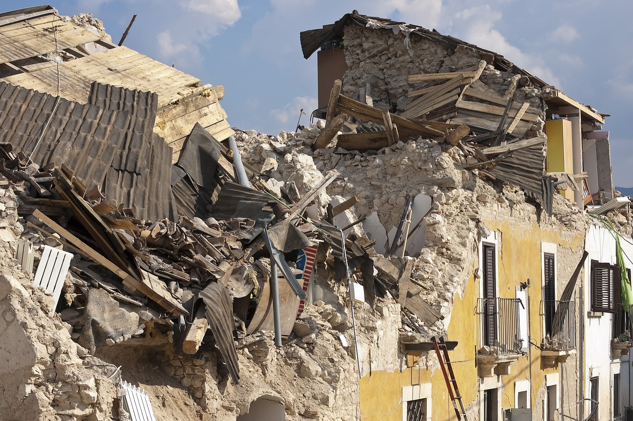 Rubble From an Earthquake
