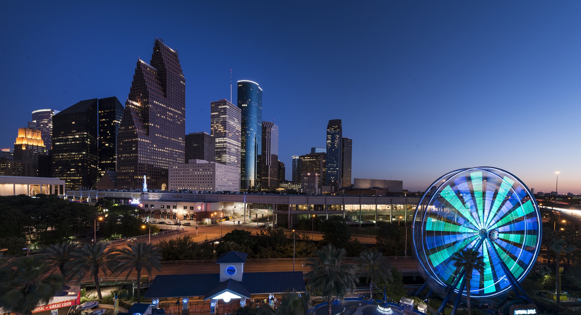 Houston Skyline at Night